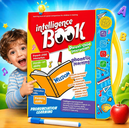 Intelligence Sound Book for Kids with Marker